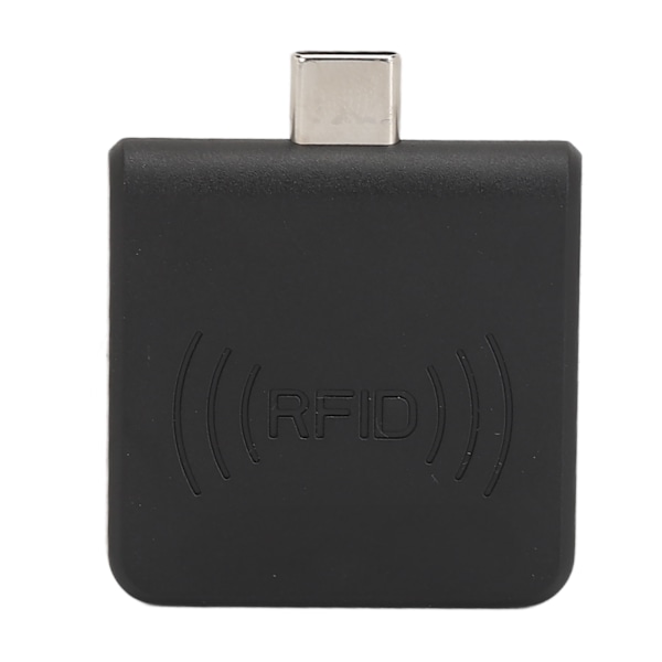 Radio Frequency Identification Card Reader 13,56Mhz Typ C IC-kortläsare Kontaktlös mobiltelefonkortläsare för Windows Black