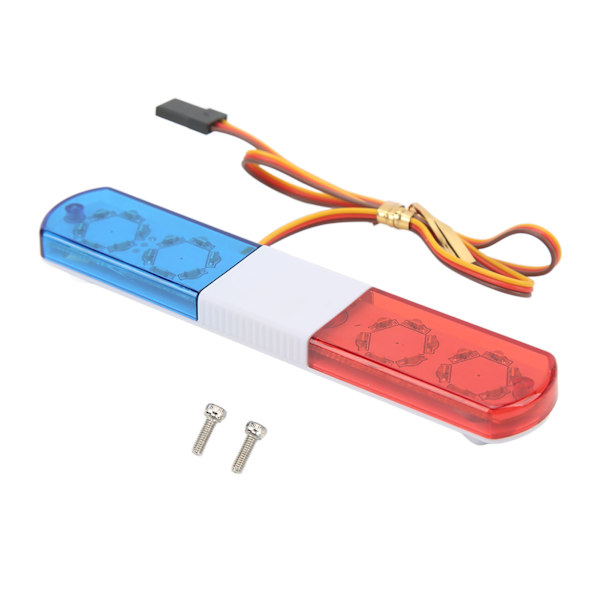 RC LED Poliisivalo Simulointimalli 4 Tilaa RC Poliisi Vilkkuvalo LED Hälytysvalo 1/8 1/10 RC Autoille Punainen Sininen