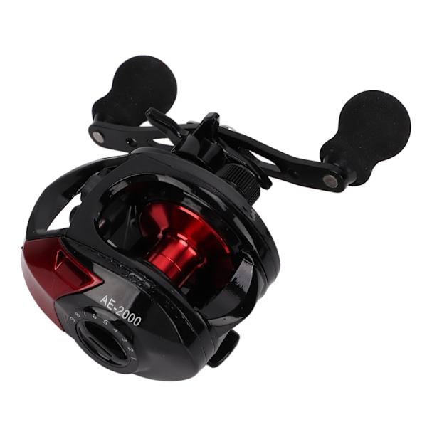 7.2:1 High Speed ​​Baitcasting Rulle Stark bromskraft Hållbar magnetisk broms Fiskehjul Högerhand