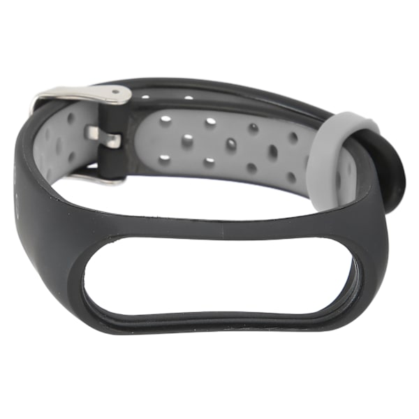 Älykäs ranneke Smartwatch-ranneke Loop-rannekkeen hihna Kaksivärinen Kadonnut Xiaomi Mi Band 6 5 NFC:lle (musta harmaa)