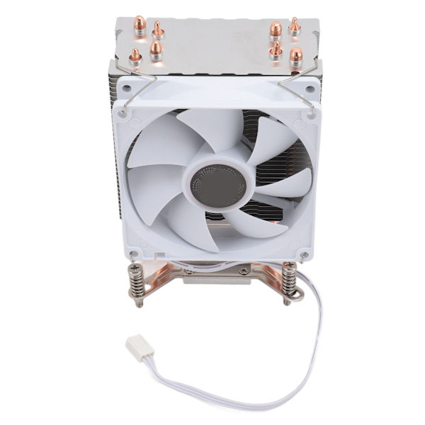 CPU kylfläkt 3.54in 4 värmerör 3pin 12VDC 2000RPM Hydraullager CPU luftkylare för moderkort med bakplatta