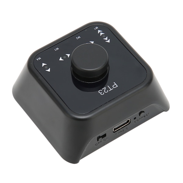 Bluetooth Sidevender Pedal Opladeligt Trådløs Multimediakontrol Nøgleafbryder til Computertelefon Sort