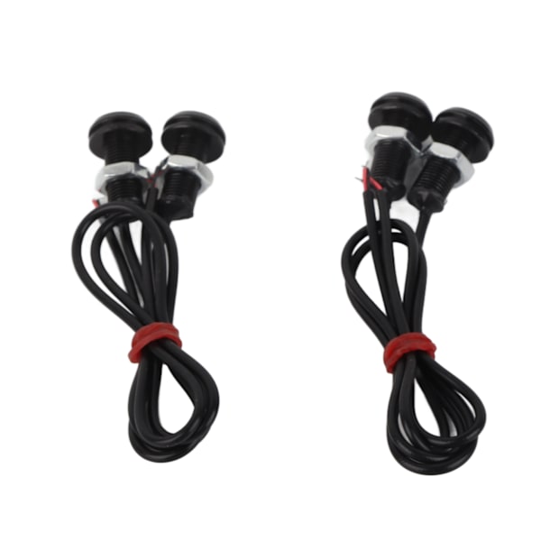 4 stk 18mm Eagle Eye LED-lamper Kørelys til bil Bagagerum Motorcykel Markeringlys Lampe Baglygter