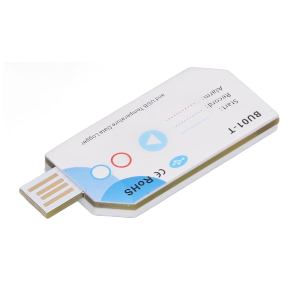USB Temperatur Fuktighet Datalogger BT 32000 Punkter Dekning 120 Dager PDF Rapport Engangs Temp Fukt Dataopptaker