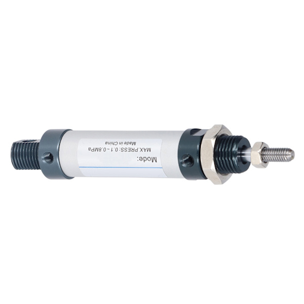 16 mm mini luftcylinder i aluminiumlegering dobbeltvirkende pneumatisk sylinder 30‑800 mm/s 0,1‑0,8MpaMAL16x25