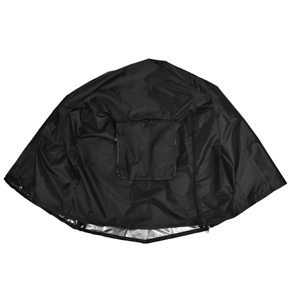 109x76x74cm Hundar Wire Crate Lock Vattentätt Dammtät Pet Bur Cover för inomhus utomhusskydd Svart