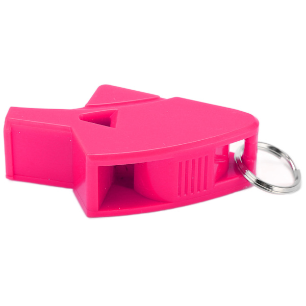 Referee Dolphin Whistle Robust Hållbar Rounding Crisp Portable Sound Whistle för tävlingarRose Red