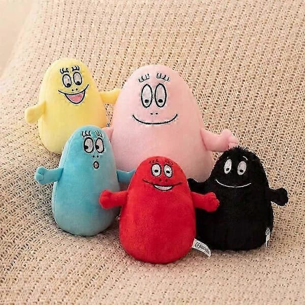 9 kpl animoituja Barbapapa-pehmoleluja