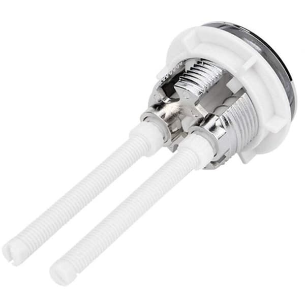 Dobbelt skyl toilet trykknapper knop 38mm standard krom sølv P