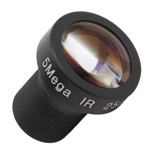 Enkelkortsdator IP-kameraobjektiv 5MP 25mm optisk brännvidd M12xP0.5 Interface F1.7 Ljusflöde