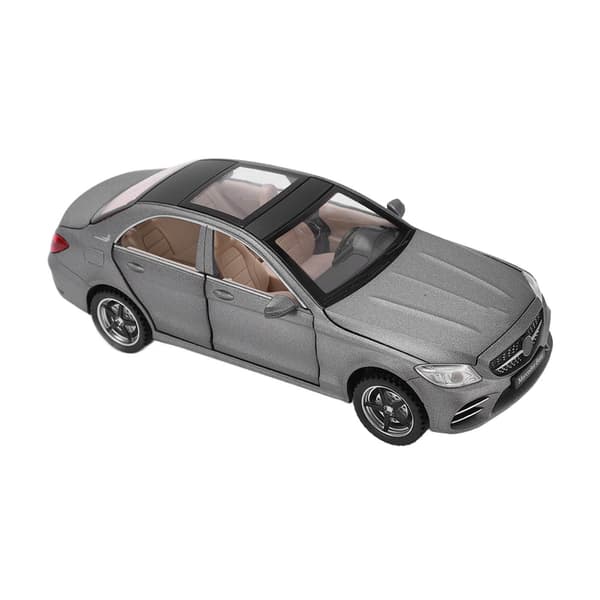 【NX】1/32 Legering Trykstøbt Modelbiler Træk Tilbage Legetøjsbil med Lyd og Lys til Drenge og Piger Gave Grå