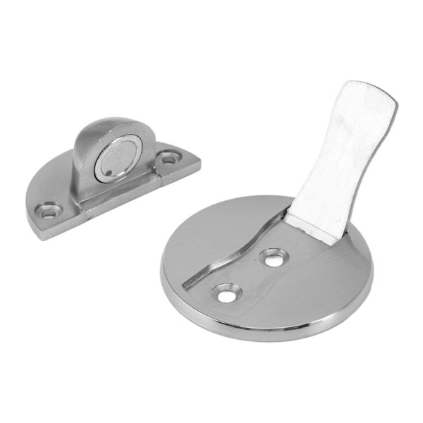 2 stk gulv dørstoppere sinklegering Rustfri sterk magnet Enkel magnetisk dørstopp for soverom baderom 3 til 20 mm mellomrom