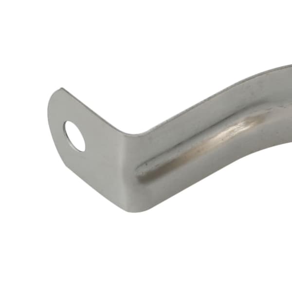10 stykker U-formede rørklemmer i rustfritt stål, 50 mm høyde