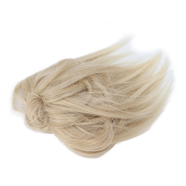 Mote hårbulleforlengelser Messy Bun Hair Piece Messy Hair Bun for Halloween Party BallQ17-24T613#