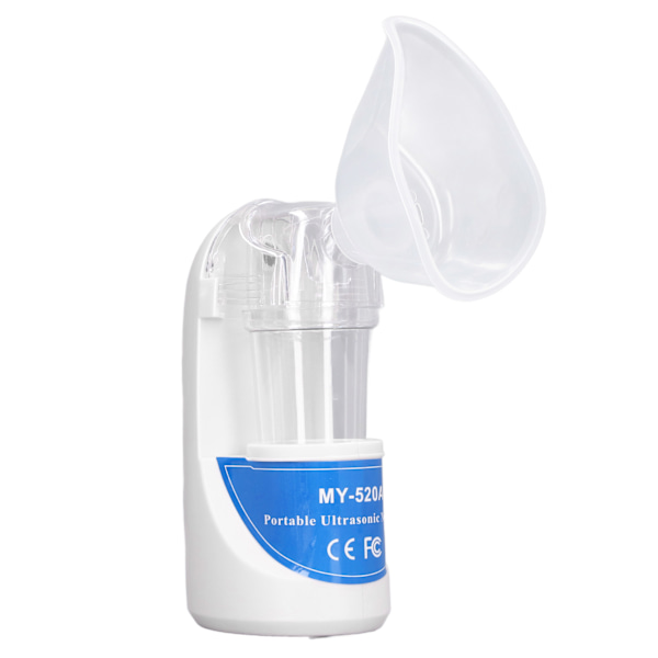 Ultraljudsnebulisator Tyst bärbar handhållen mininebulisator för nödresor 100‑240V US-kontakt