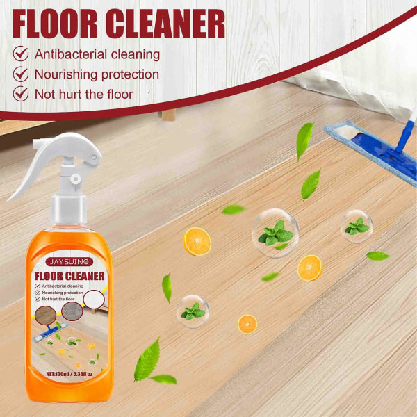 Floor Cleaner Lattianpuhdistusaine poistaa tahroja, ehkäisee naarmuja, kirkastaa ja kiillottaa 100 ml Yellow