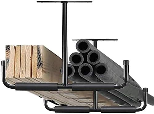 【NX】st garage hooks Compatible with ceiling mounting, heavy-duty ceiling-mounted garage hooks Compatible with wood, bicycle tools, black