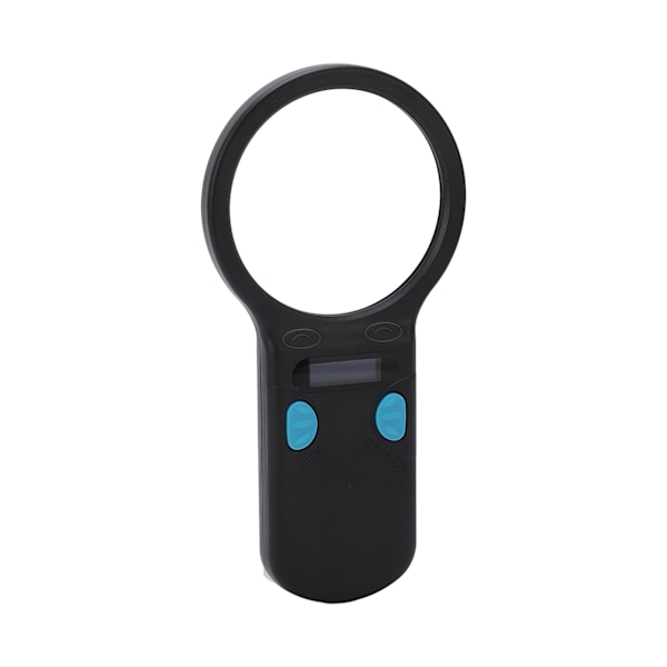 Pet Microchip Scanner med forstørrelsesglas LED-lys Animal RFID Chip Reader til Hund Kat Gris