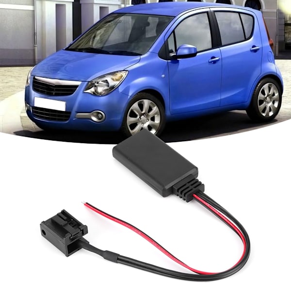 12-nastainen auton Bluetooth-äänikaapeli AUX-sovitin Sopii Opel Agila Antara Combo Corsa