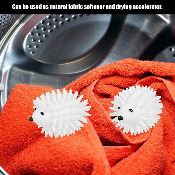 Skyllemiddel, vaskekugler, 2 stk Handy pindsvine formet vaskemaskine til tørretumbler