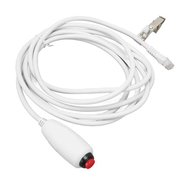 Sykepleierkallkabel Universal Krystallhode 6P4C Erstatning Trykknappledning for Sykepleierstasjon 3m