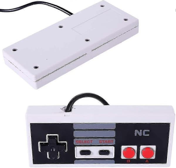 Klassiska Nes-kontroller kompatibla med Nes 8-bitars underhållningssystemkonsolkontrollplatta (2 st)