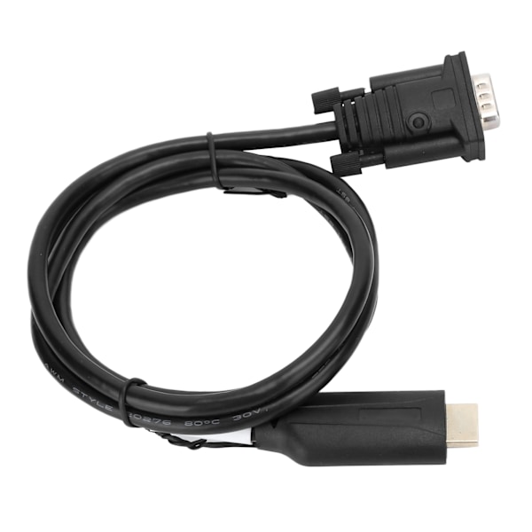 HDMI till VGA Konverter Adapter Digital till Analog Signalomvandlare med 1.2m Kabel