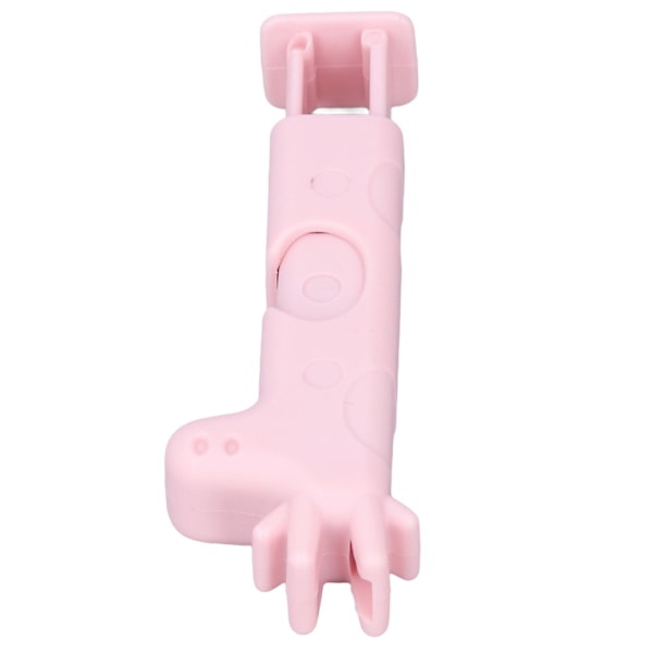 Tætningsspænder Stærk klemme Kraft Fugtsikker Giraf Look Plastposer Spænder til madopbevaring Brødposer Snackpose Rosa