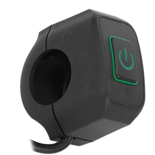 22mm Motorcykelstyre Switch Control Button Vattentät Universal för Strålkastargrön