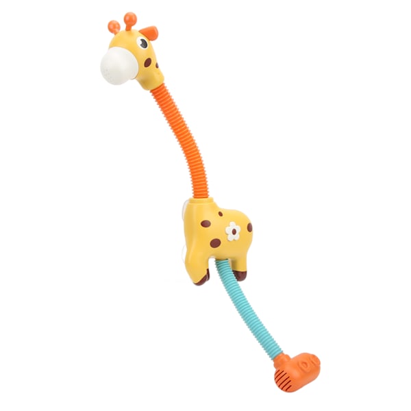 Elektriskt babybadduschhuvud Giraffduschbadkarleksak Vattensprayleksak Babyvattenspel
