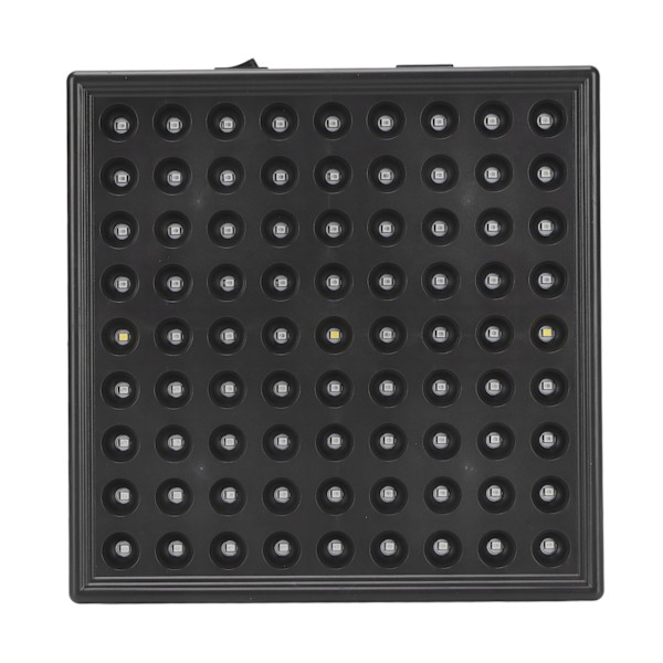 LED Vekstlys Fullspektrum Høy Effektiv Lysende Vekstlampe for Innendørs Planter 85‑265V EU-Plugg 81 Perler (50W)