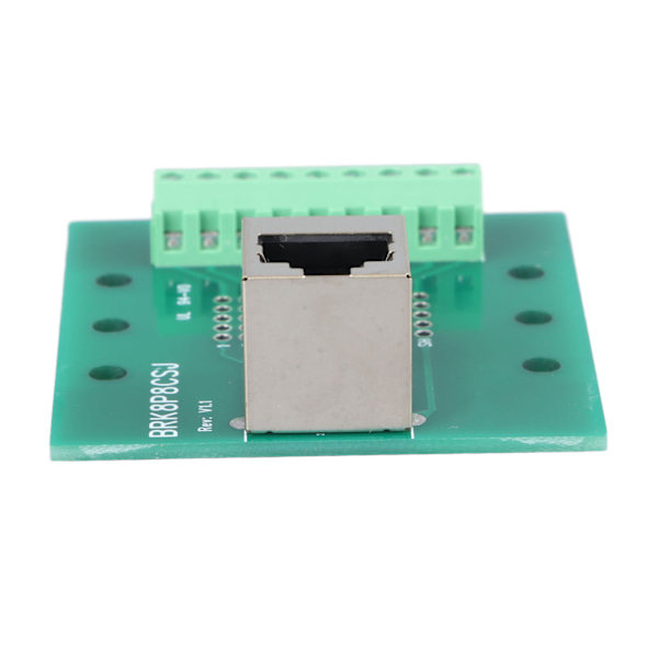 RJ45 Ethernet-kontakt Breakout Board 8P8C Nätverksport Skruv terminalkort med fäste för datorer Router Switchar