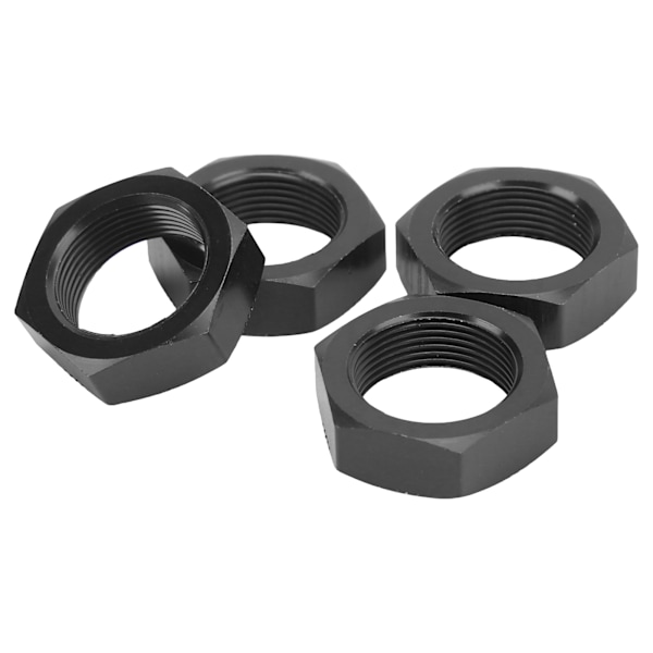 4 kpl 24 mm kuusiokolopyöränmutter Alumiiniseos Kestävä 24 mm kuusiokolopyöränmutter ARRMA 1/5 Outcast Kraton 8s Musta