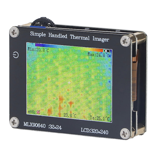 Varmekamera Infrarødt kamera 2-tommers skjerm - 40 ℃ til 300 ℃ Håndholdt multifunksjonell varmekamera