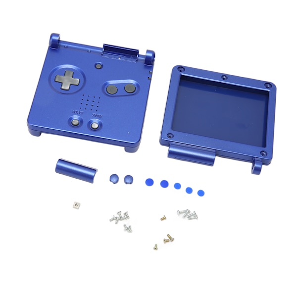 Spilkonsolskal til GBA SP Udskiftning Fuld Dele Husskal med Knapper til Gameboy Advance SP Blå