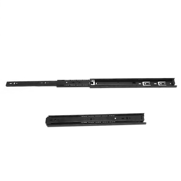 3-delt skinner kugleleje Skuffe Glide Løbere Dæmpning Buffer Soft Close 35*4,5 cm