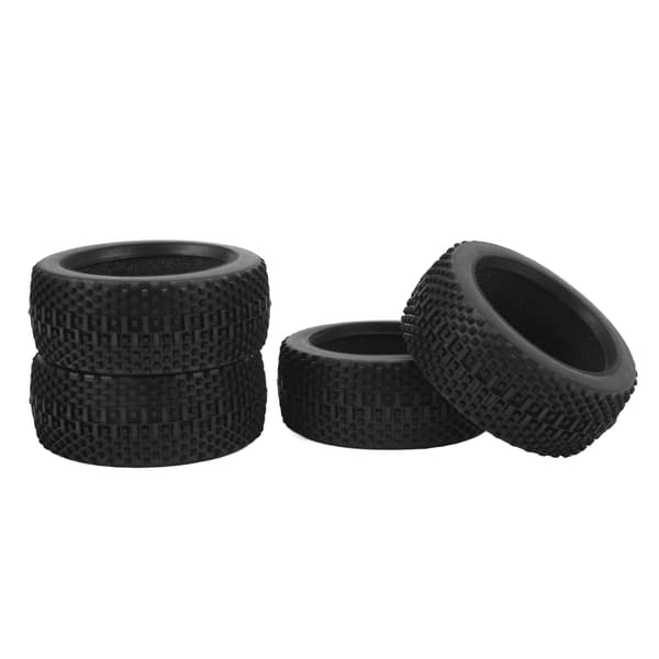 4st RC bildäck stötdämpning Professionella RC bilgummi däck Kompatibel med 1/8 RC bil