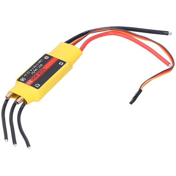 50A 2-vejs børsteløs ESC elektronisk hastighedsregulator tilbehør til RC bådmodel