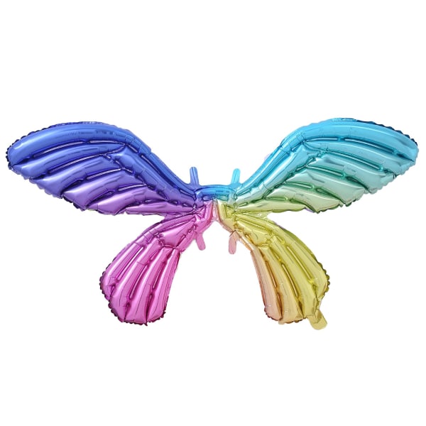 Butterfly Wings-Gradient-M 72*100cm Butterfly Wings Decorative Aluminum Foil Birthday Party Decorative Aluminum Foil Shaped Balloons