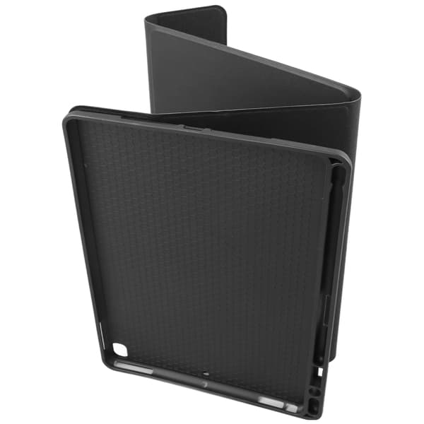 Tabletetui Sort Stærk Beskyttelse Letvægts Bærbart Tabletcover Etui med Blyantholder til IOS Tablet 10,2 Tommer