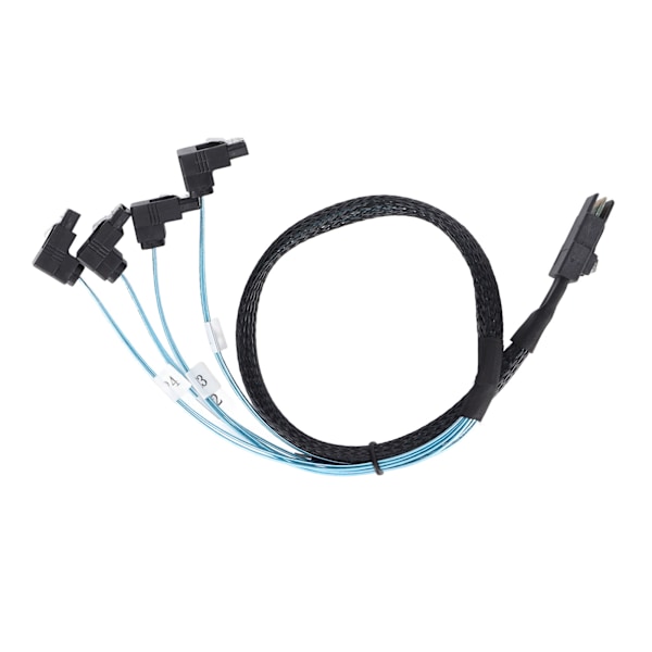 Mini SAS 36PIN-kaapeli Muovi Kestävä 12Gbps Nopea ja vakaa suorituskyky Mini SAS 4 SATA-kaapeli