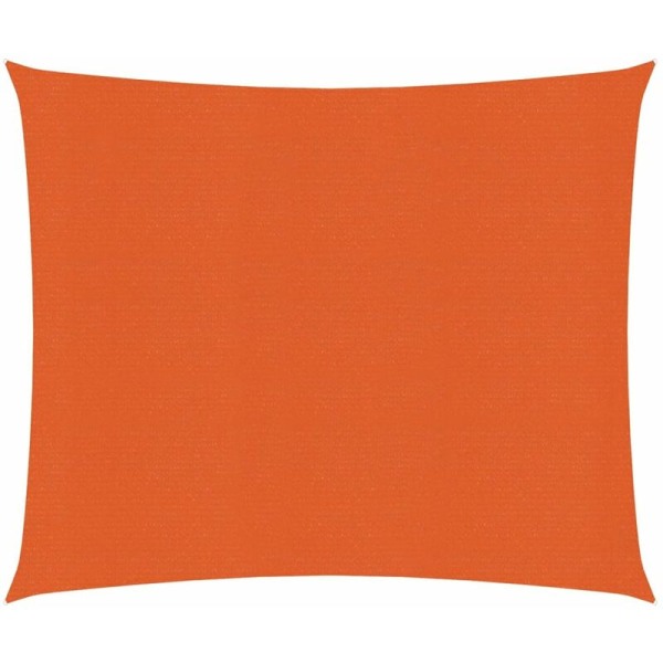Skuggsegel 160 g/m2 Orange 2x2 m HDPE