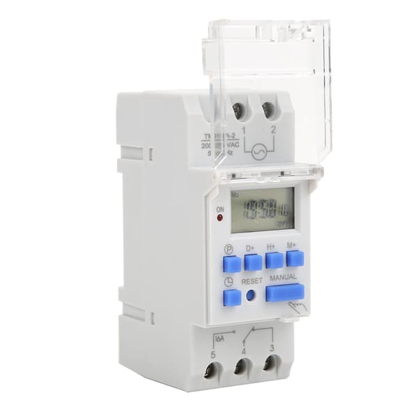 TM919A-2 200-250V AC 16A LCD 7 dagars programmerbara digitala timerswitchar