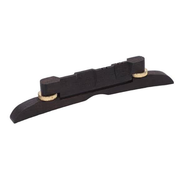 Ebony Wood Mandolin Nedre Bridge Justerbar String Bridge Strengeinstrument Tilbehør