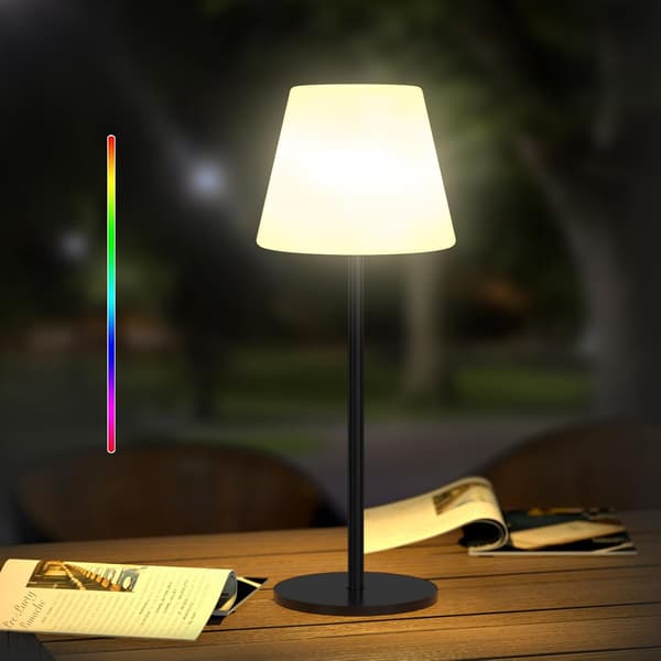 Trådløs utendørs LED-bordlampe - Varmhvit og RGB