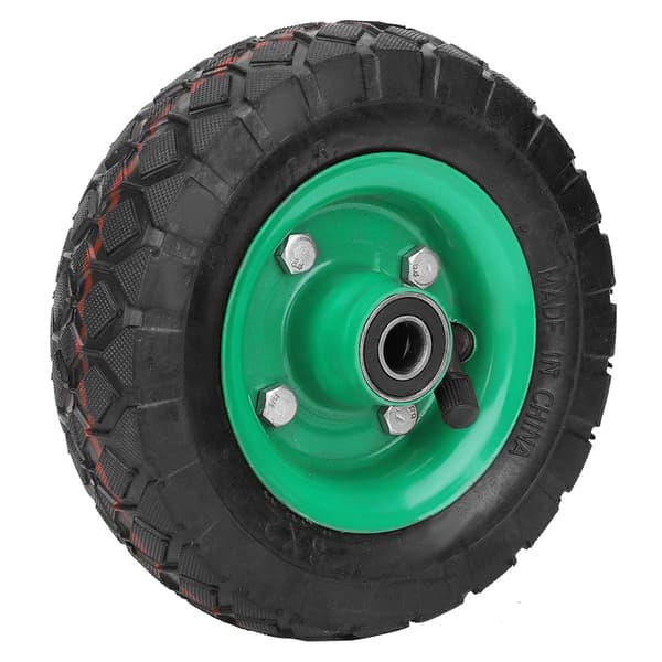 Uppblåsbart däck slitstarkt 6in hjuldäck industriell vagn trolley däck 250kg 36psi