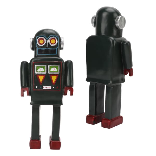 【NX】Robotstatue europeisk stil retro robotstatuedekorasjon skyterekvisitter bar kafédekorasjonspynt