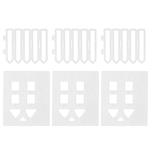 6 kpl Aidan Leikkausmuotit Sapluunat Metalli DIY Scrapbooking Albumikoristeluun Kaiverrus