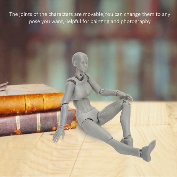 【NX】PVC Actionfigurmodell - Grå