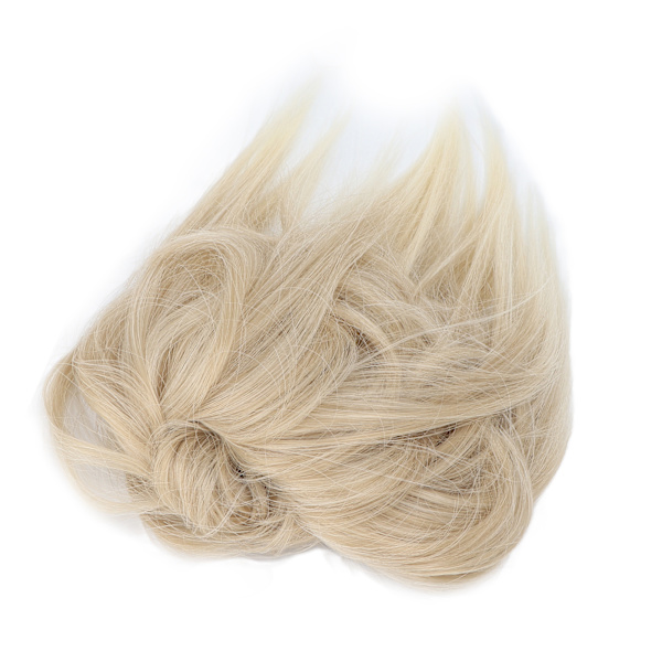 Mote hårbulleforlengelser Messy Bun Hair Piece Messy Hair Bun for Halloween Party BallQ17-24T613#